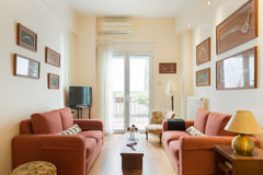Recently renovated, 60 sq m apartment located in quiet residential corner of Kol Athens, Greece Centrally located, cozy and quiet apt. Entire condo vacation rental 22549921
