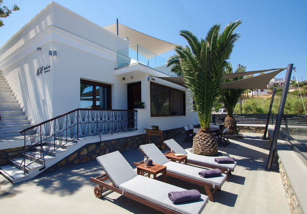 Aniv Villa By The Sea is a 5-room modern villa offering luxury accommodation wit Greece Aniv Villa By The Sea Entire villa vacation rental 48582277