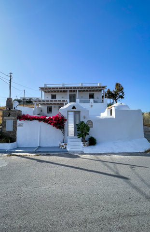 Beautiful and comfortable house with a bedroom with living room and kitchen air  Voula, Greece Myconian House in the center of Ano mera Entire home vacation rental 6532236