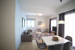 Our apartment is an excellent option for a six-person stay.It is situated on the Vyronas, Greece Three-Bedroom Apartment 90 sq.m | 2nd Floor Room in aparthotel vacation rental 32119337