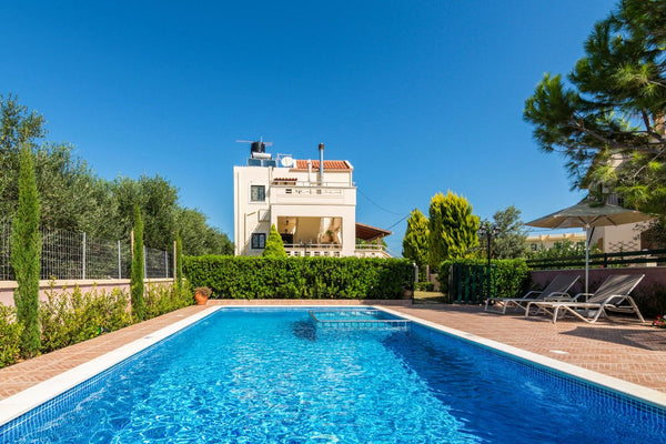 The family holiday villa with private pool in Almyrida is built on a plot of 500 Chania, Greece Family holiday villa in Almyrida, Crete Entire home vacation rental 17434192