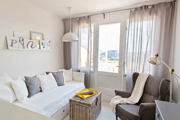 My studio is located next to metro and tram station and walking distance from ci  Beautiful studio with terrace and Prague view Entire condo vacation rental 50718085