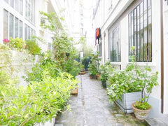 Chouette appartement super cosy qui se situe dans une petite cour calme et arbor Paris, France Ancien Atelier d'artiste dans le 11e Private room in rental unit vacation rental 13739829