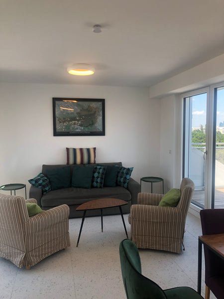 Unser Penthouse liegt in einem alten Patrizierhaus im 20. Bezirk, direkt am Auga Vienna, Austria Penthouse 16 - Blick zum Riesenrad Entire condo vacation rental 50220622