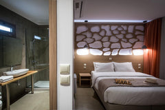Within 250 m from Anissaras Beach in Chersonissos, Oasis Beach Hotel features a   Suite with Magnificent view Room in aparthotel vacation rental 24643937