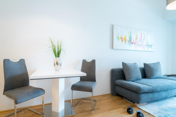 A lot of space in a small apartment: 34sqm flat in Marina Tower Vienna with a gr Vienna, Austria Vienna Residence | A lot of space in a small apartment: Great flat in Marina Tower #6434 Entire rental unit vacation rental 681168200190621453