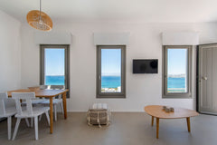 Two bedroom suite with one bathroom. Total size 53 sq. m. Has a living room with Patima, Greece Superior Two Bedroom Sea View Suite Entire serviced apartment vacation rental 44158384