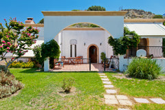 the house is located on a hillside facing tha valley below. Is 10 mins walk to t Greece Villa George Entire villa vacation rental 44325263