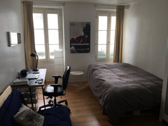 Sunny room near Montmartre in a three room apartment. Double bed, convertible so Paris, France Sunny private room near Montmartre Private room in rental unit vacation rental 23167136