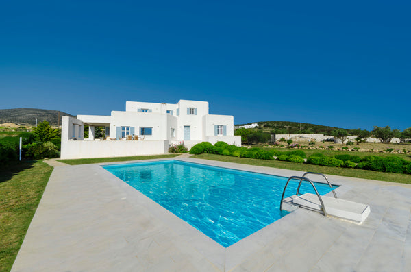 Villa Darius, a luxury 200 sqm pool villa is situated in the southern part of Pa  Private Pool Villa near Faragas Beach, Huge Garden Entire home vacation rental 48150727