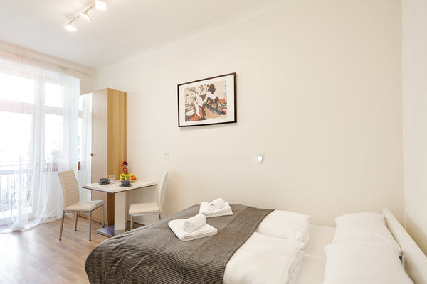 We are offering beautiful, modern, cozy apartments in a city center. The flat wa  Friendly apartments in Prague + Balcony #201 Entire rental unit vacation rental 40451347
