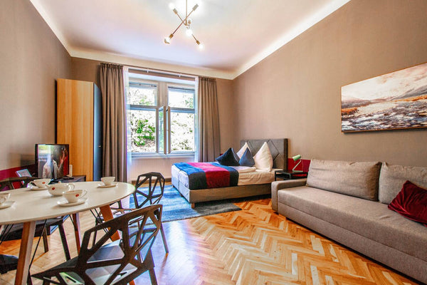 Prague is open for all tourists without the quarantine if you have  *  COVID vac Prague, Czechia Garden ApartHotel - Garden View Entire rental unit vacation rental 33214371