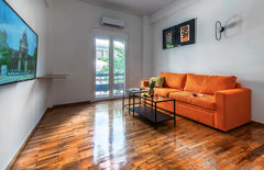 Fully equipped, renovated and newly furnished 1st floor flat in Metaksourgeio. 5 Athens, Greece Modern and stylish renovated flat, next to Metro Entire rental unit vacation rental 37625099