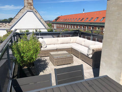 Top floor apartment with 3 rooms and private rooftop terrace located at central   Private rooftop terrace Entire rental unit vacation rental 36460710