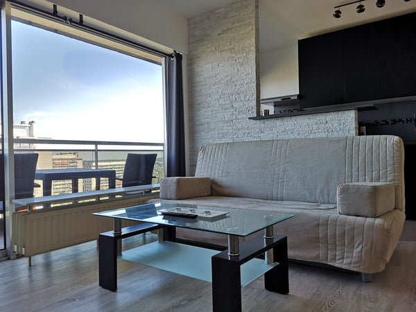 ✔ 60m² d'espace calme rien que vous !<br />✔ Au 12ème étage d'un immeuble de 14  Brussels, Belgium Séjour paisible à BXL ✌  Balcon et Parking Gratuit Entire rental unit vacation rental 37070794