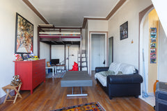 Bright Studio at the sixth Floor (with elevator!), with a view on a private stre Paris, France Paris Auteuil - Lovely Flat :) Entire rental unit vacation rental 4336193