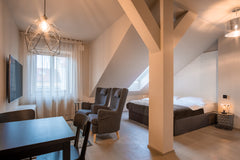 Experience the brand new stylish fully furnished apartments designed by renowned  Spacious Design Studio w. A/C Entire serviced apartment vacation rental 52416966