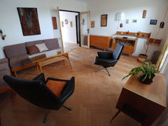 The flat is located in a calm green residential area of Prague 4. You are well c  Stylish retro flat in Prague 4 (20 mins to center) Entire rental unit vacation rental 25456292