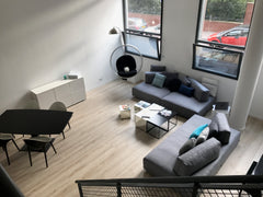 Modern luxury loft, 2br, 15ft high ceiling, in a quiet street, for up to 5 peopl Paris, France Luxury loft: 15ft high, 1200sq ft! Entire condo vacation rental 432537