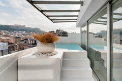 Plunge into the private pool before taking in 360-degree views of the city, incl Voula, Greece Alto Penthouse by K&K Floor vacation rental 14461789