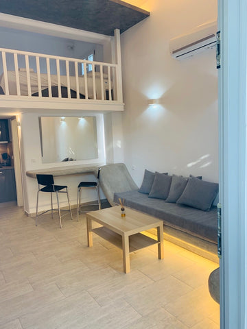 The White blue Appartment is full gentrified place with simple minimal decoratio Greece Blue-White Appartment Entire rental unit vacation rental 49413960