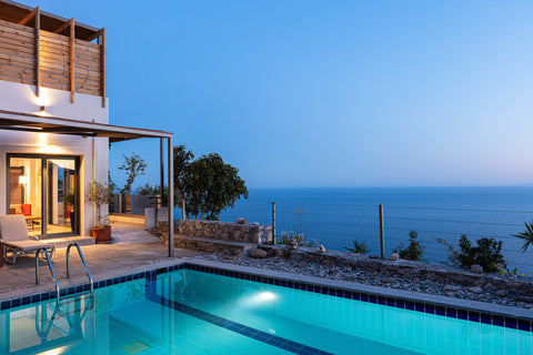 Anemos is a set of two independent luxury villas, privately located in Rodakino   Luxury private pool- villa, amazing sea view Entire villa vacation rental 50530550