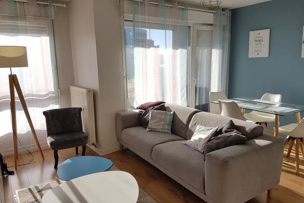 Agréable T3 de 55 m2 lumineux avec sa pièce de vie ouverte sur cuisine toute équ Lyon, France T3 Cosy Lyon 8ème Villon - Monplaisir Entire rental unit vacation rental 21643541