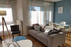 Agréable T3 de 55 m2 lumineux avec sa pièce de vie ouverte sur cuisine toute équ Lyon, France T3 Cosy Lyon 8ème Villon - Monplaisir Entire rental unit vacation rental 21643541