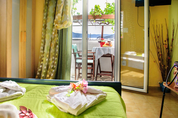 Apartment Christina (18 sq.m)  is located 400m from sandy Papikkinou beach in Ad Adamantas, Greece Apartment Christina close to the  Papikkinou beach Room in aparthotel vacation rental 17169341