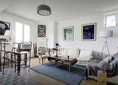 L'appartement a été complètement rénové par un architecte fin 2015 et jouit d'un Paris, France Superbe vue sur canal Saint Martin Entire rental unit vacation rental 18647281