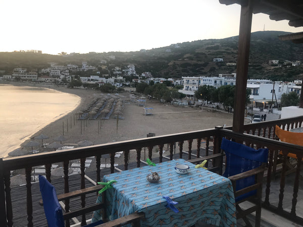The couple room is a room with special view the sunset and the beach of Mpatsi . Greece Couple room ❤️ Entire rental unit vacation rental 21687261