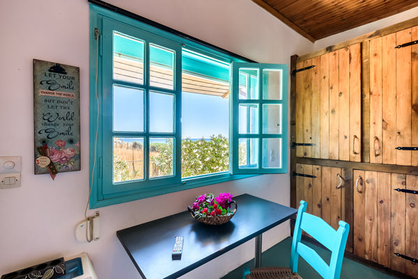 Seafront bungalow is located in a private beach, the property is close to Gialis Chania, Greece Seafront Bungalow room in Paliochiora area 2 pax Entire bungalow vacation rental 50320564