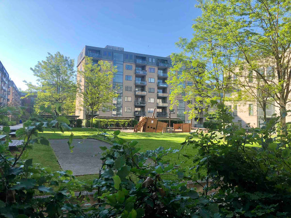 Dejlig og lys lejlighed i stueplan. 100 kvm lejlighed med 3 soveværelser, stue,  Copenhagen, Denmark Lejlighed med stor terrasse på Islands Brygge Entire rental unit vacation rental 33863301