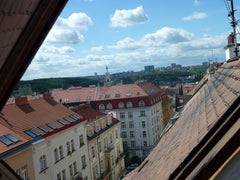 We are offering to share a big and sunny flat in a very charming quater in Vršov Prague, Czechia Attic apartment in a quiet area near the center Private room in loft vacation rental 4123951