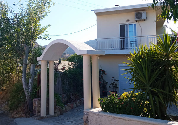 One bedroom and private bathroom apartment. Living room with a couch bed for you Greece Marilen B Entire rental unit vacation rental 24793007