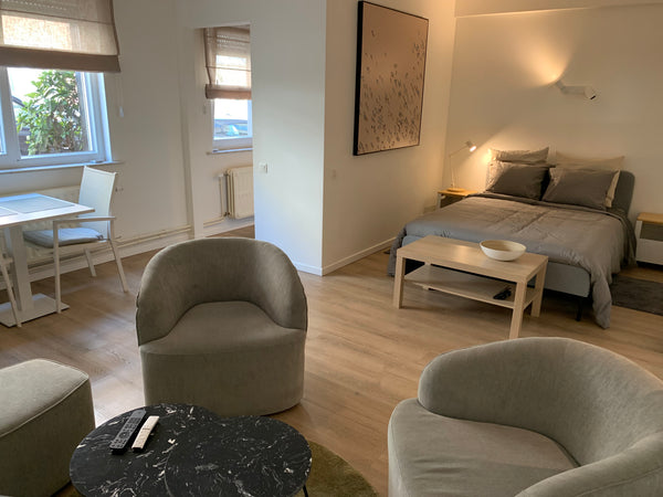 Il  est idéalement situé pour visiter Bruxelles, situé tout proche des transport Brussels, Belgium Uccle : Ravissant flat Rez de chaussée Entire rental unit vacation rental 684611136521461414