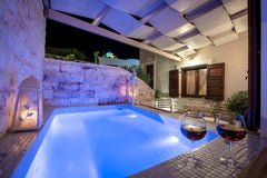 This is a villa well designed and furnished with a strong character. Luxurious s Greece Family two bedroom villa with private  jacuzzi Cycladic home vacation rental 12747009