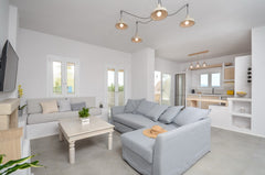 Seaside Naxos is a complex of newly traditional built yet modern holiday villas, Naxos, Greece Seaside Naxos • 2 Villas • 7 Bdr/Bath • Sleeps 18 Entire villa vacation rental 24291929