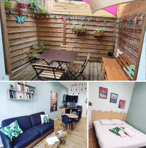 Appartement avec terrasse privée, dans le centre de Bordeaux. <br /><br />AVEC G Bordeaux, France Gite Le Capucin * PARKING *Terrasse * centre-ville Entire rental unit vacation rental 50554386