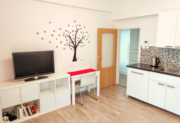 Apartment Zizkov is a cosy, clean place with well equipped kitchen and strong pr Prague, Czechia Apartment Zizkov Comfy place with balcony Entire rental unit vacation rental 14834160