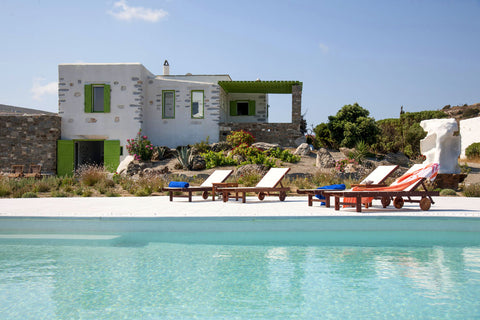 Villa Aeolos is a 3 bedroom villa in Paros. This exclusive villa is built on a s  Villa Aeolos a Stone Made Villa with 2 prive pools Entire villa vacation rental 52611129