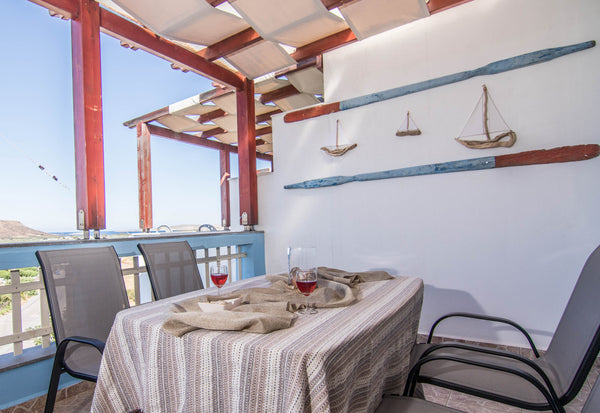Modern 1-bedroom apartment, situated in Palekastro village minutes away from Vai  Fedra Apartment 2-View,Free Parking,2mins to Beach Entire rental unit vacation rental 50781931