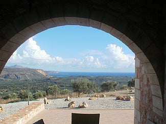 Villa in Chania, Kalyves, Provarma, Crete Peaceful Location, 10 Min Drive To Kal  Sea view, private pool, stone house Entire home vacation rental 7813938