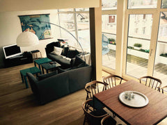 NL: Deze penthouse ligt vlakbij het station van Berchem in een levendige buurt.  Antwerp, Belgium penthouse with lots of light and two terraces Entire loft vacation rental 12340028