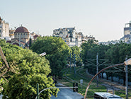 Apartment is a second floor apartment with beautiful tree filled views of Kallir Bodrum GRSTATH101-2 2BR Grand Apartment İn Athens Entire rental unit vacation rental 31869724