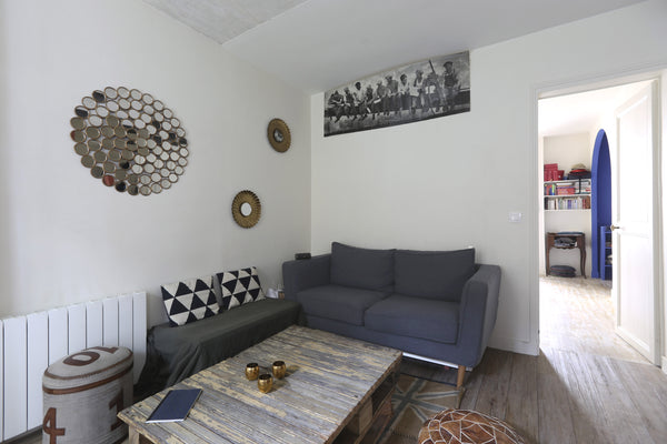 Stylish 40 sqm flat in Paris 10e on the first floor overlooking courtyard.   Rec Paris, France 40m2-Canal St-Martin/Gds Boulevards Entire rental unit vacation rental 8437514