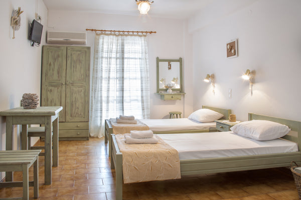 Located near the sandy beach of Batsi, this suite consists of a separate bedroom Athens, Greece Villa Eleonora, Mpatsi Sea View Apartment #7 Entire serviced apartment vacation rental 35778507