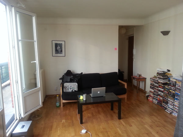 A louer du 1/07 au 1/08. 45m², salon, chambre (avec lit double), cuisine équipée  Appartement 45m² Porte de Montreuil Entire rental unit vacation rental 6897854