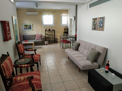The accomodation is located on the ground floor(semi-basement) and has a beautif Chania, Greece Nice apartment close to the Eleutheria square Entire rental unit vacation rental 31299261