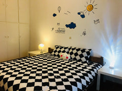 There are four bedrooms in the room, one of which you are staying in. Balcony wi Tianjin, Tianjin, China sunshine room Private room in rental unit vacation rental 569247865697947721